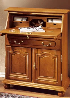 Möbel>Sekretär mit Echtholzfurnier