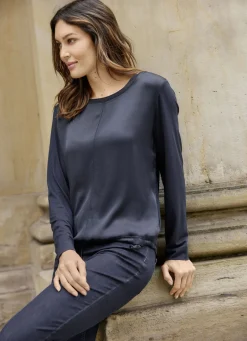 B/ANCA Shirts>Shirt in MARINE