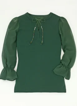 Shirts></noscript>Shirt mit ausgefallener Ausschnittverarbeitung in 2 Farben