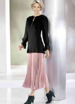 Shirts></noscript>Shirt mit ausgefallener Ausschnittverarbeitung in 2 Farben