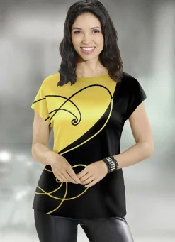 KLAUS MODELLE MADE IN GERMANY Shirts>Shirt mit edlem Druck