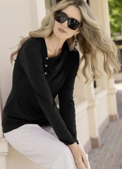 Laura Kent Shirts>Shirt mit Zierknöpfen