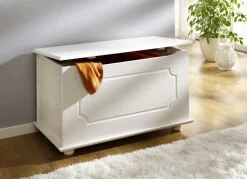 Möbel>Sitztruhe aus massivem Kiefernholz