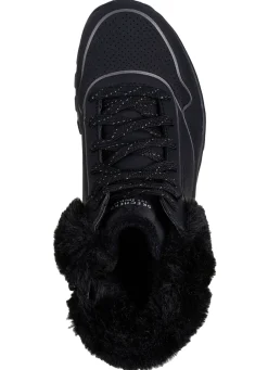 Skechers Schuhe|Damenschuhe></noscript>, gefütterte Damen-Boots, Winterschuhe, mit flauschigem Plüschkragen