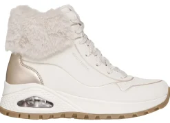 Skechers Schuhe|Damenschuhe></noscript>, gefütterte Damen-Boots, Winterschuhe, mit flauschigem Plüschkragen