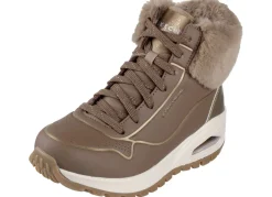 Skechers Schuhe|Damenschuhe></noscript>, gefütterte Damen-Boots, Winterschuhe, mit flauschigem Plüschkragen