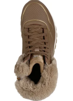 Skechers Schuhe|Damenschuhe></noscript>, gefütterte Damen-Boots, Winterschuhe, mit flauschigem Plüschkragen