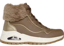 Skechers Schuhe|Damenschuhe></noscript>, gefütterte Damen-Boots, Winterschuhe, mit flauschigem Plüschkragen