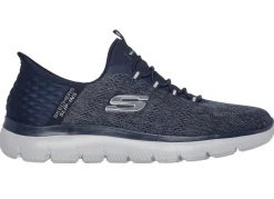 Skechers Herrenschuhe|Schuhe></noscript>, Herren-Sneaker, mit geformter Slip-Ins Fersenplatte