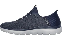 Skechers Herrenschuhe|Schuhe></noscript>, Herren-Sneaker, mit geformter Slip-Ins Fersenplatte