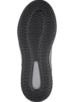 Skechers Herrenschuhe|Schuhe></noscript>, leichte Herren-Slipper, mit elastischer Zierschnürung GRAU-SCHWARZ