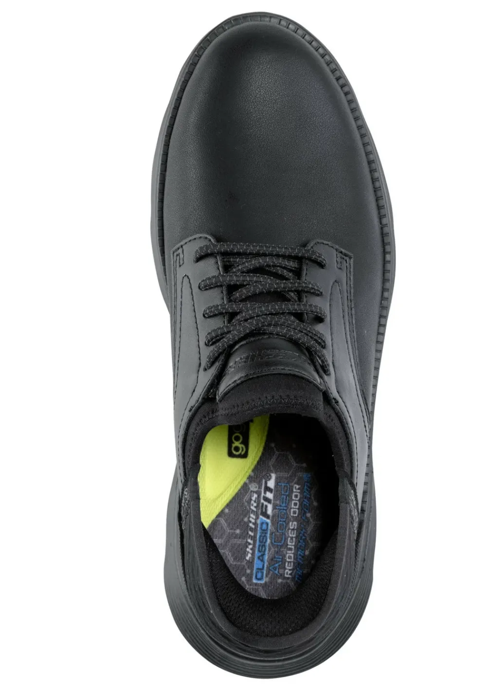 Skechers Herrenschuhe|Schuhe>Slipper mit geformter Slip-Ins Fersenplatte SCHWARZ