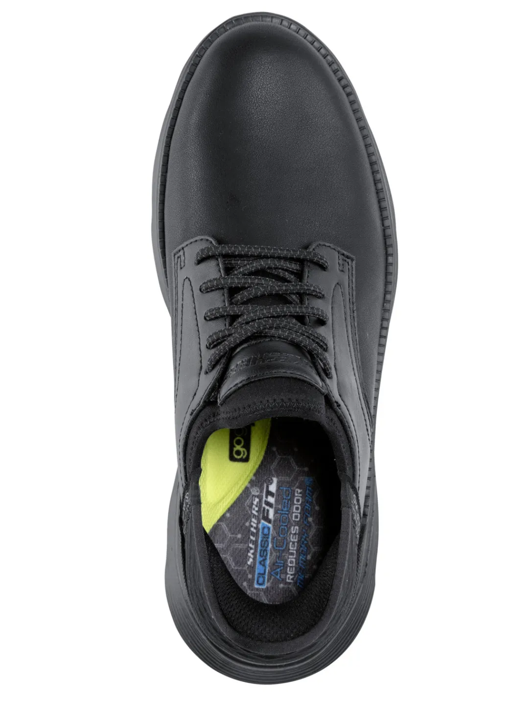 Skechers Herrenschuhe|Schuhe>Slipper mit geformter Slip-Ins Fersenplatte SCHWARZ