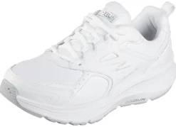 Skechers Damenschuhe|Schuhe>, sportliche Damen-Sneaker, aus Leder WEISS