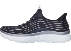 Skechers Damenschuhe|Schuhe></noscript>, stylische Damen-Sneaker, mit geformter Slip-Ins Fersenplatte