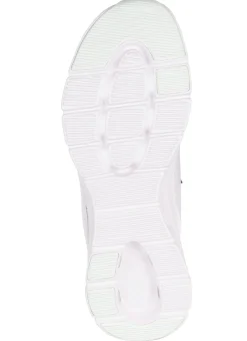 Skechers Damenschuhe|Schuhe></noscript>, trendige Damen-Sneaker, mit geformter Slip-Ins Fersenplatte WEISS-BORDEAUX