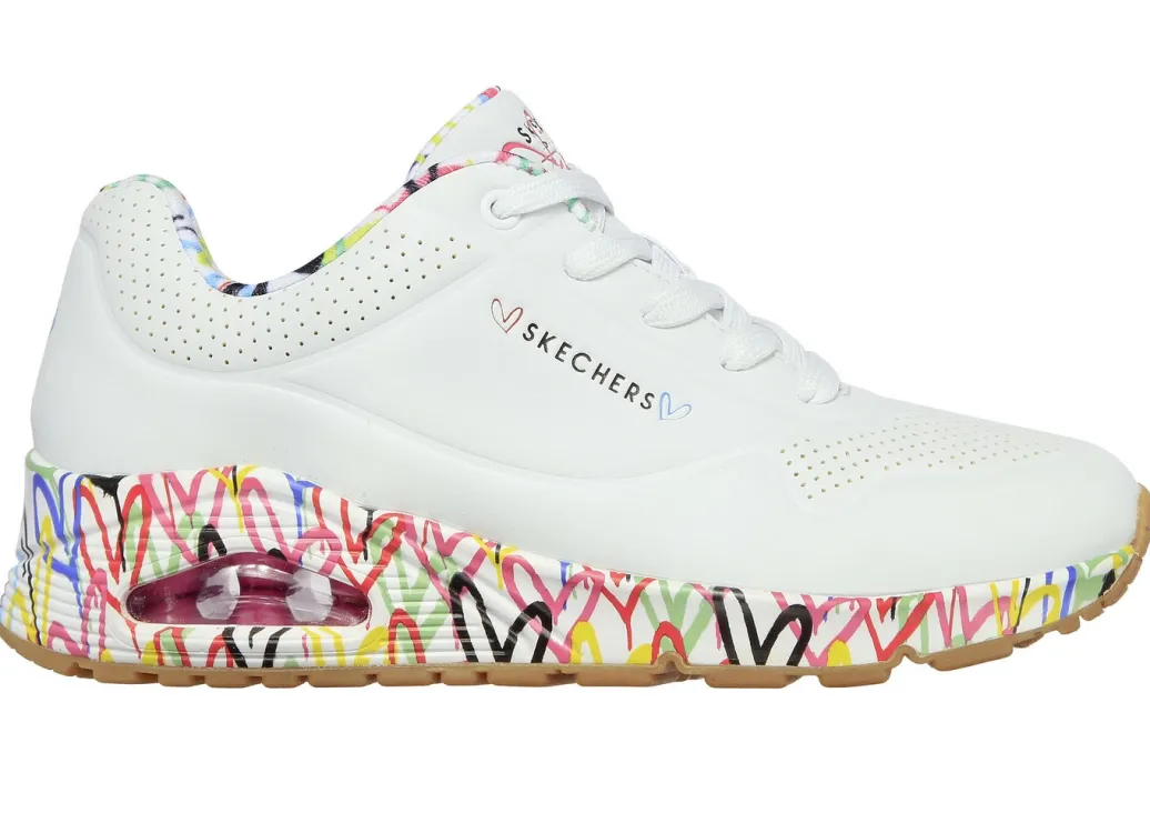 Skechers Damenschuhe|Schuhe>, trendige Damen-Sneaker, mit sichtbarem Luftpolster