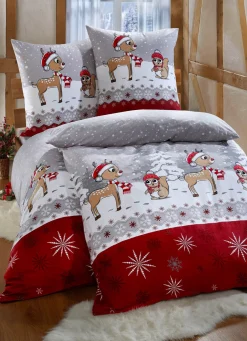 FLORELLA Bettwäsche|Heimtextilien>Soft-Biber Bettwäsche-Garnitur von BUNT