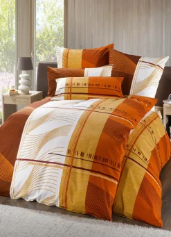 FLORELLA Heimtextilien>Soft-Biber Bettwäsche-Garnitur