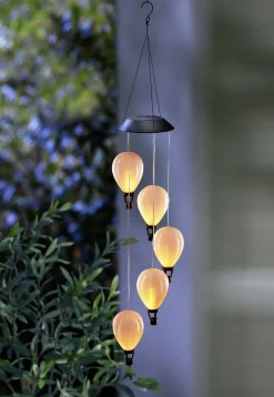 Gartenbeleuchtung>Solarwindspiel "Ballons" SCHWARZ