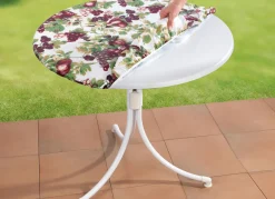 Gartentischdecken|Heimtextilien>Spann-Tischdecke aus 100% PVC BUNT