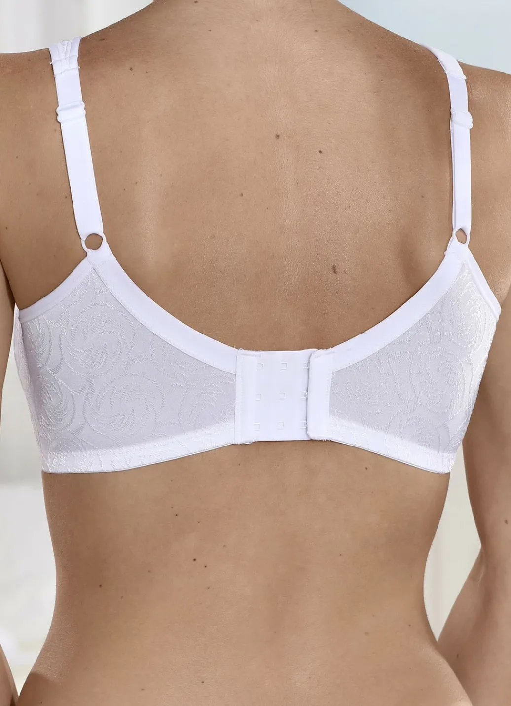 SPEIDEL Damenwäsche|Wäsche>BH mit Jacquard-Dessin WEISS