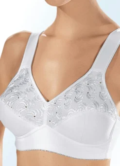 SPEIDEL Damenwäsche|Wäsche>Zweierpack BH mit Stickerei in den Obercups