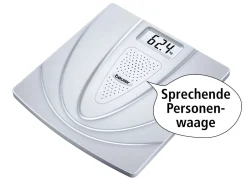 BEURER Medizinische Geräte & Technik>Sprechende Personenwaage PS 200 von SILBER