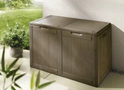 Gartenmöbel|Gartengeräte Und Zubehör>Spritzwasserbeständige Aufbewahrungsboxen in Holzoptik