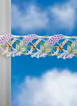 PLAUENER SPITZE Heimtextilien|Dekoration>Stangendeko Flieder aus echter MULTICOLOR