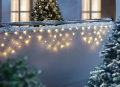 Außendekorationen>Steckerfertige Bogen-Lichterkette TRANSPARENT