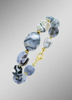 Damen-Edelsteinschmuck>Strahlende Garnitur mit Opal und Hämati