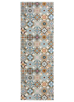 Heimtextilien></noscript>Strapazierfähiger Küchenläufer und -teppich im Fliesen-Design