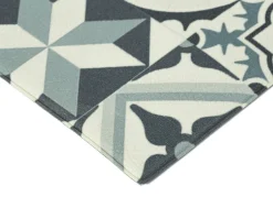 Heimtextilien></noscript>Strapazierfähiger Küchenläufer und -teppich im Fliesen-Design