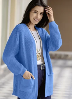 Pullover & Strickmode>Strickjacke in Perlfang