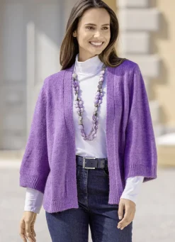 Pullover & Strickmode>Strickjacke mit Alpaka