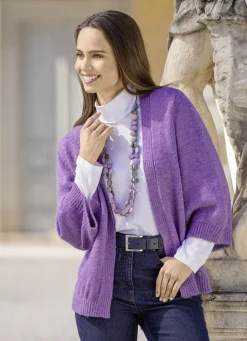 Pullover & Strickmode></noscript>Strickjacke mit Alpaka