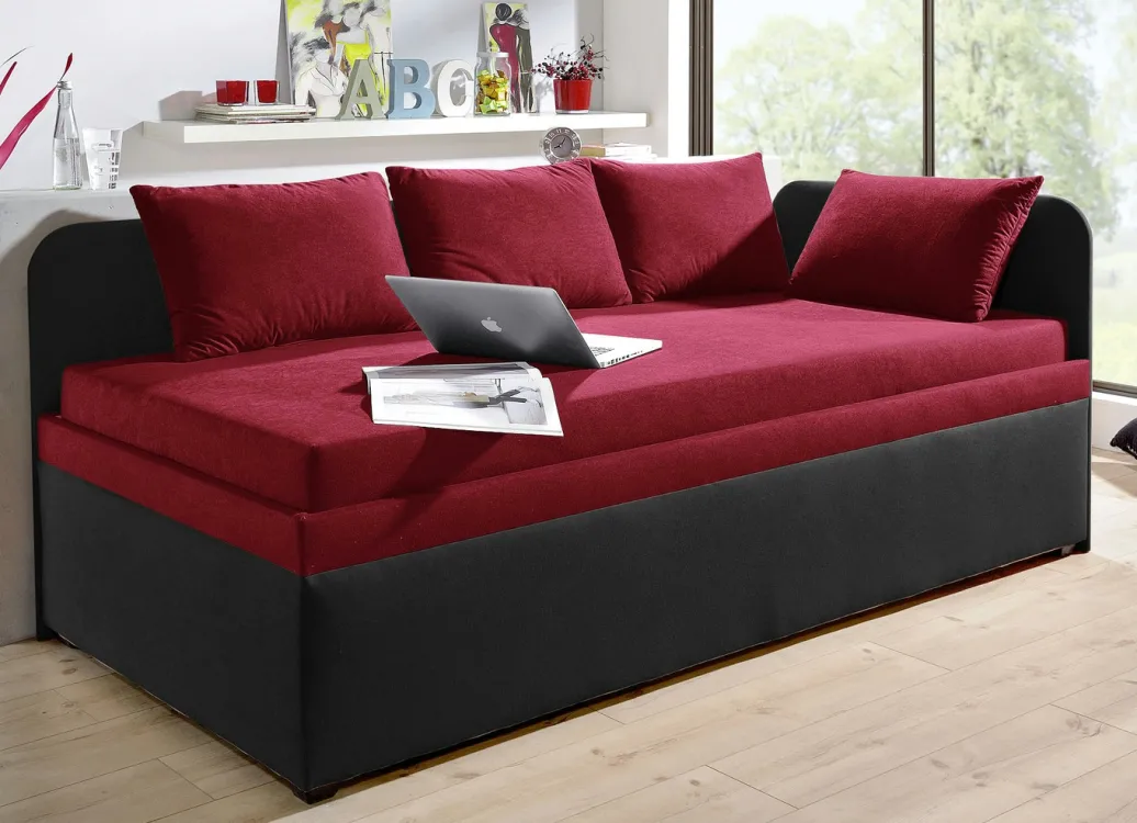 Möbel>Studioliege mit beidseitig montierbarer Kopf- und Seitenblende