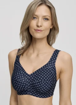 SUSA Damenwäsche|Wäsche>BH mit hübschem Punktedessin MARINE-WEISS