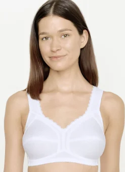 SUSA Damenwäsche|Wäsche>BH mit Spitzenabschluss WEISS