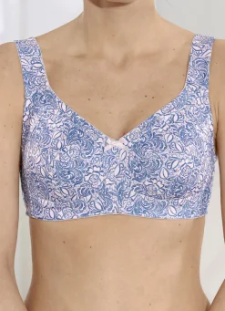 SUSA Damenwäsche|Wäsche></noscript>BH mit verstärktem Rückteil ROSÉ-JEANSBLAU