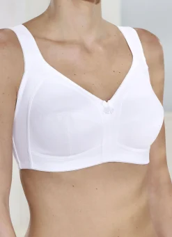 SUSA Damenwäsche|Wäsche>BH mit verstärktem Rückteil WEISS