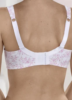 SUSA Wäsche|Damenwäsche></noscript>Zweierpack BH mit verstärktem Vorder- und Rückteil 1X WEIß-ROSÈ-PUDER BEDRUCKT, 1X PUDER