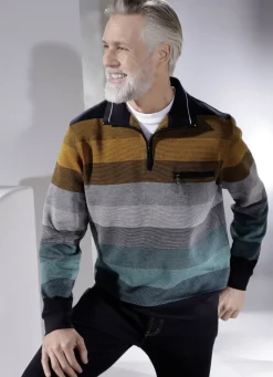 HAJO SPORTSWEAR Shirts & Sweatshirts>Sweatshirt von „Hajo“ ROST-ANTHRAZIT-PETROL