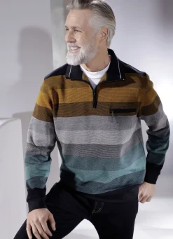 HAJO SPORTSWEAR Shirts & Sweatshirts>Sweatshirt von „Hajo“ ROST-ANTHRAZIT-PETROL