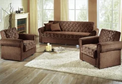 Möbel></noscript>3-teilige Polstergruppe mit Bettkasten