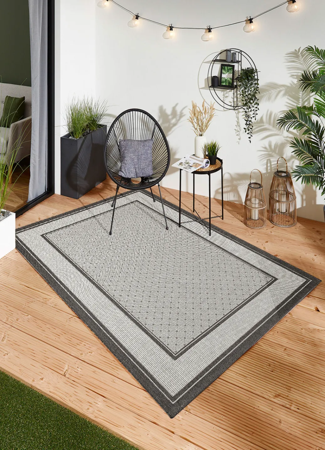Heimtextilien>Teppiche in Sisal-Optik für den Innen- und Außenbereich