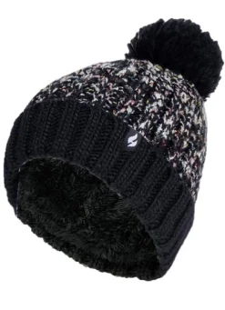Bekleidung & Strümpfe|Accessoires></noscript>Thermo-Mütze mit Bommel von Heat Holders® für mehr Komfort im Winter