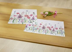 Heimtextilien>Tisch- und Raumdekoration WEISS-BUNT