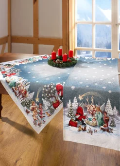 Tischdecken|Dekoration>Tisch- und Raumdekoration aus Gobelin BUNT